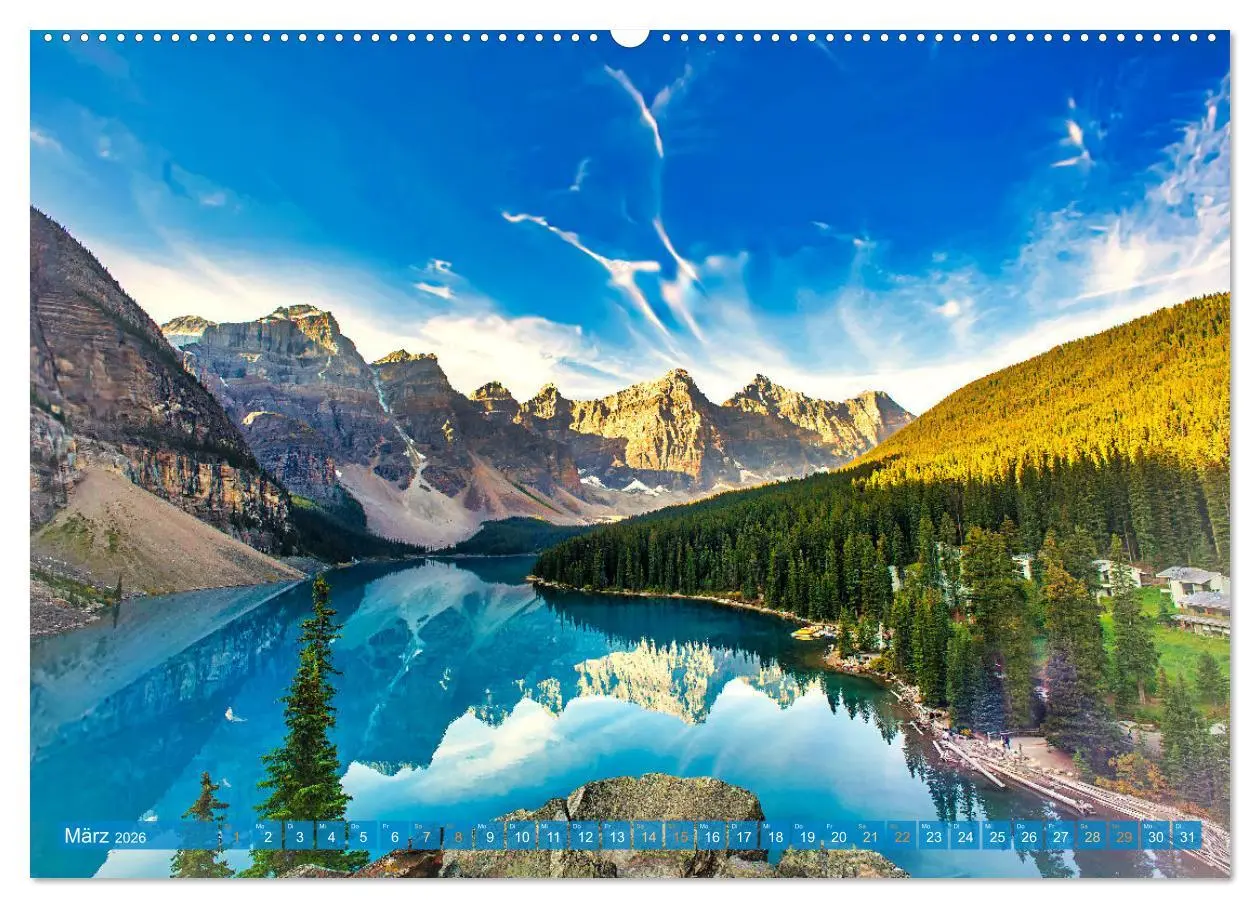 Bild: 9783457522875 | Moraine Lake, Alberta/ Kanada (hochwertiger Premium Wandkalender...