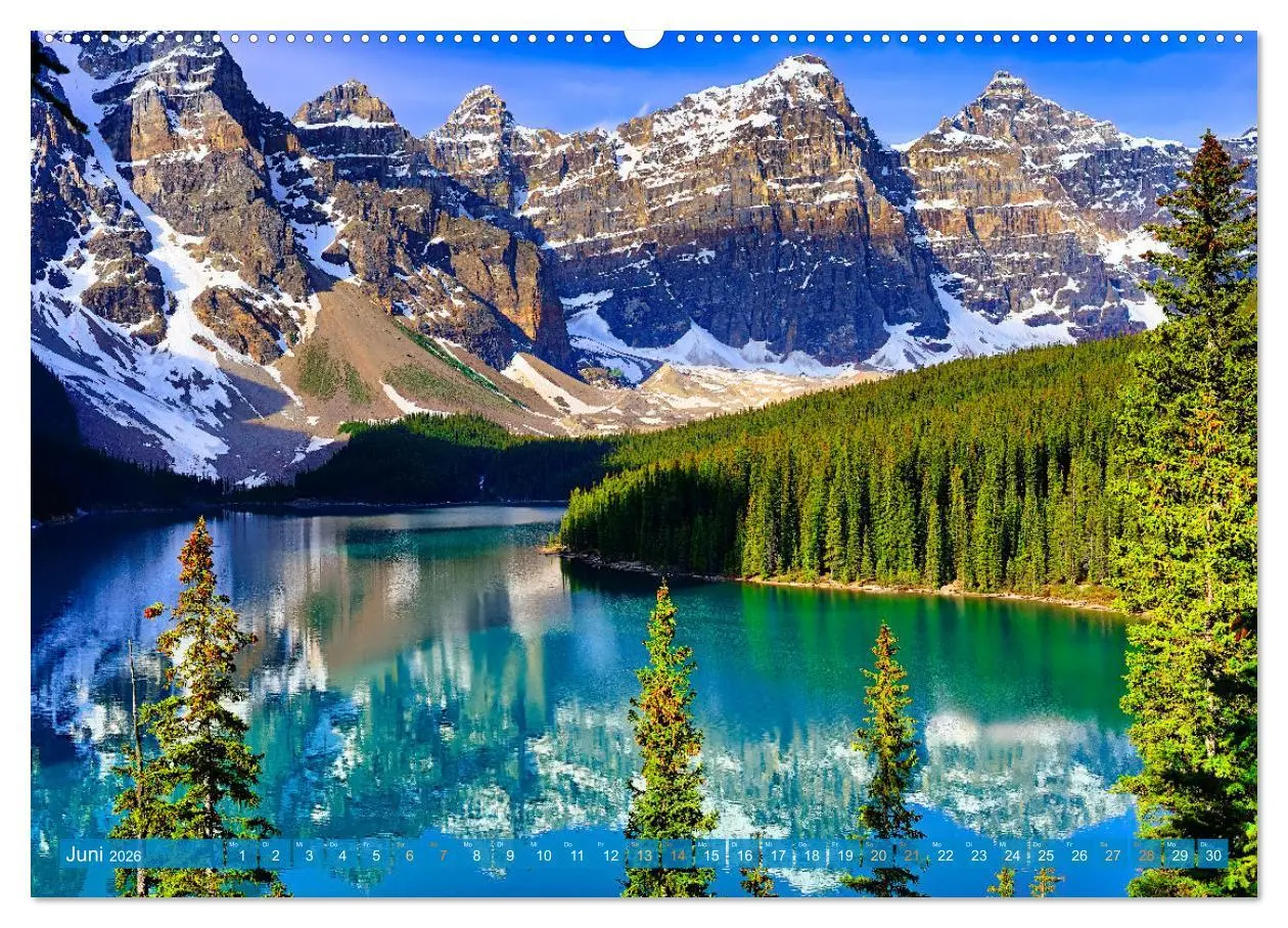 Bild: 9783457522875 | Moraine Lake, Alberta/ Kanada (hochwertiger Premium Wandkalender...