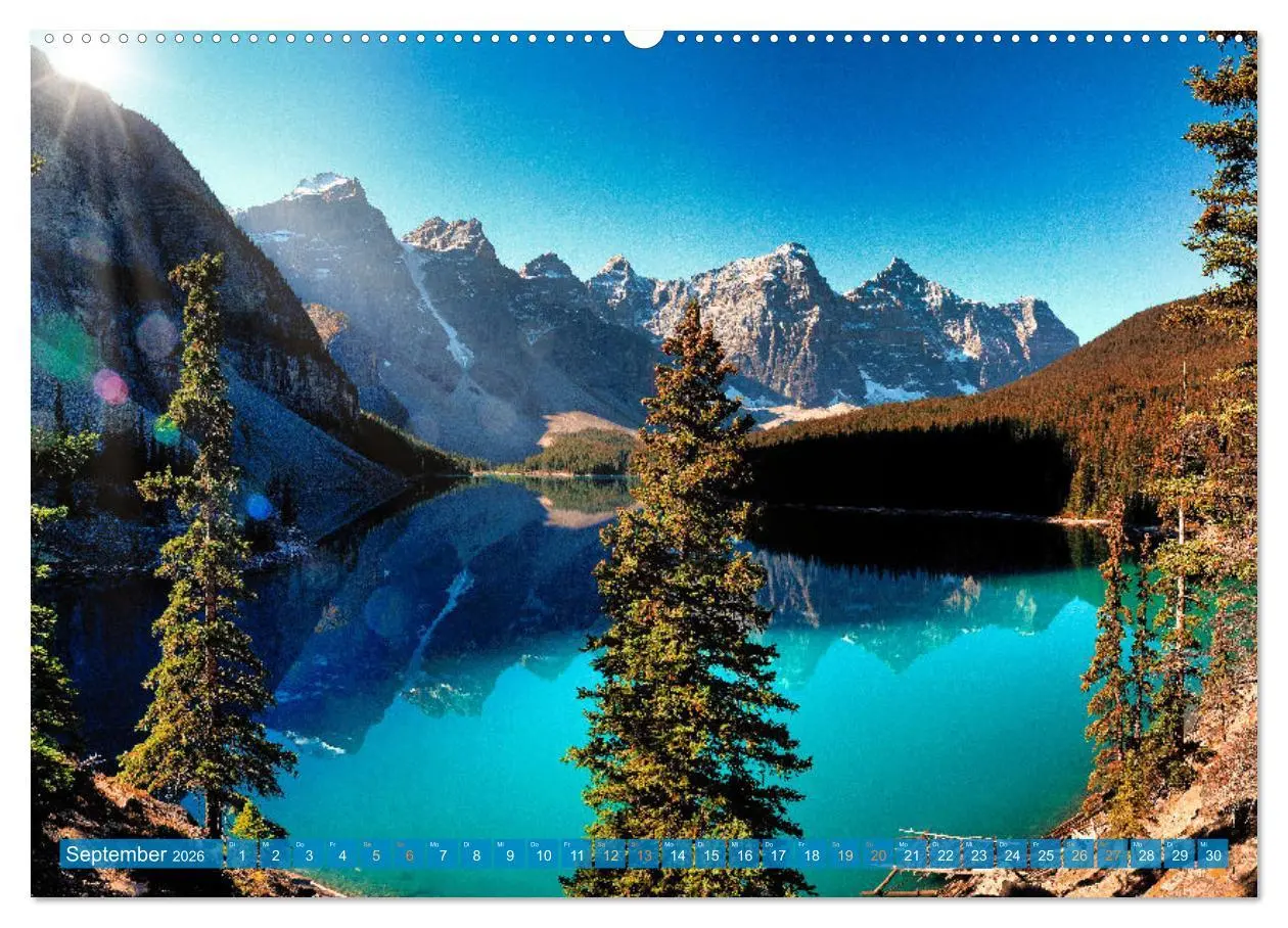 Bild: 9783457522875 | Moraine Lake, Alberta/ Kanada (hochwertiger Premium Wandkalender...