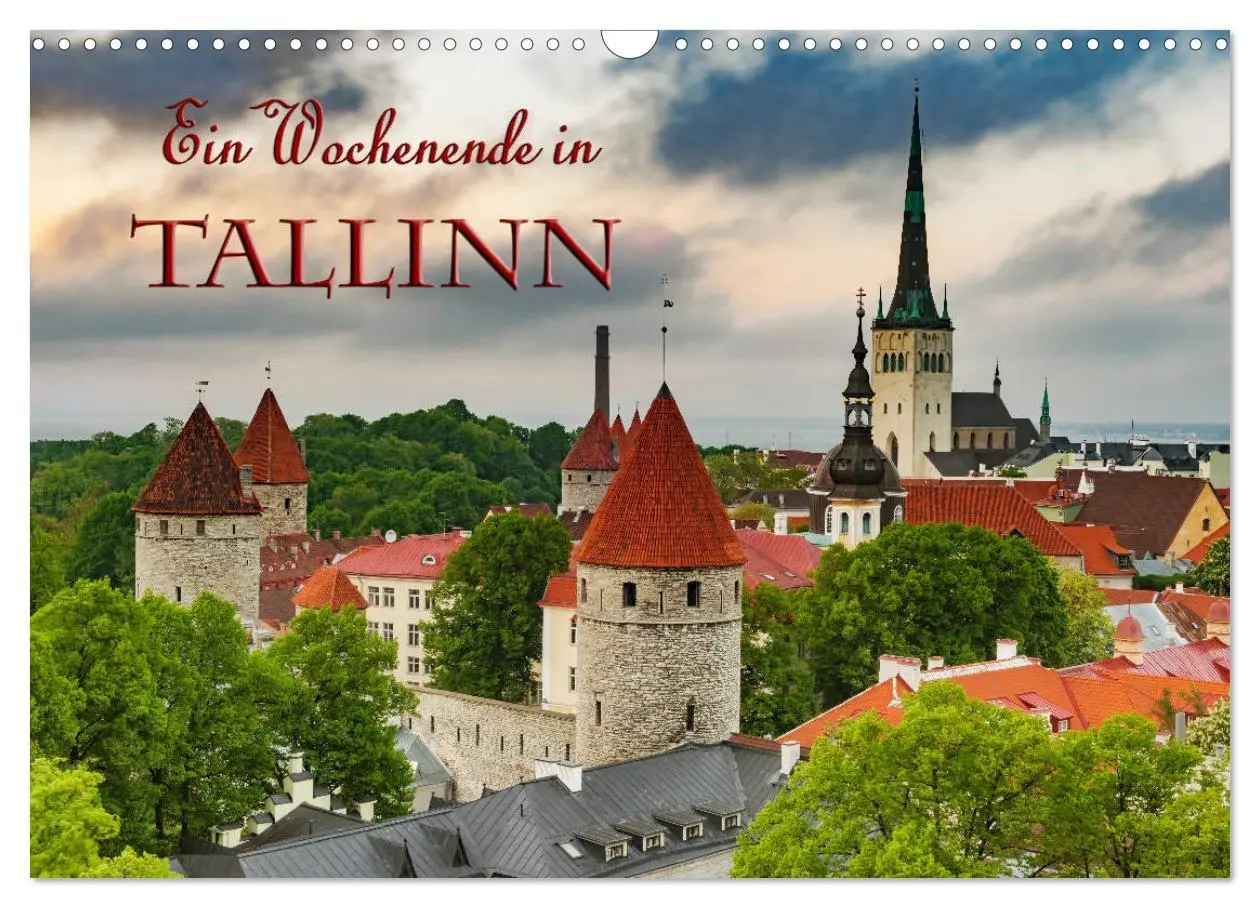 Cover: 9783457902875 | Ein Wochenende in Tallinn (Wandkalender 2026 DIN A3 quer), CALVENDO...