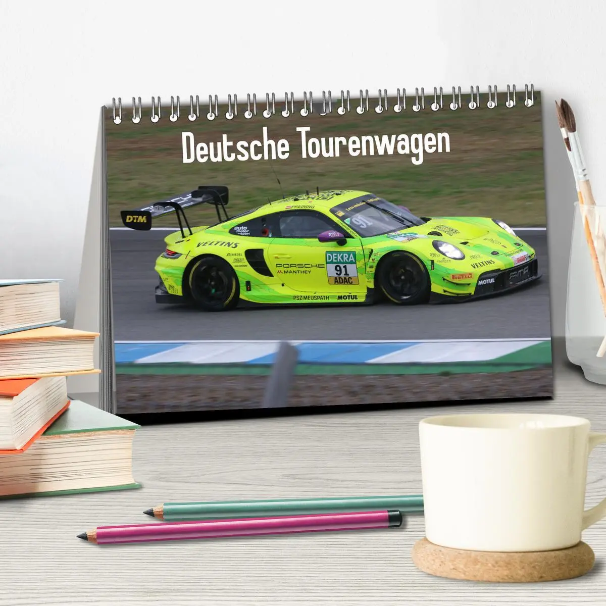 Bild: 9783516232875 | Deutsche Tourenwagen (Tischkalender 2026 DIN A5 quer), CALVENDO...