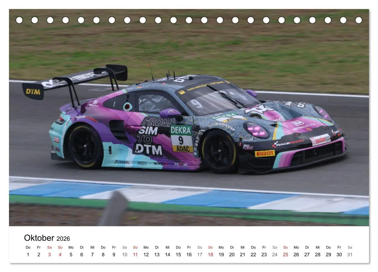 Bild: 9783516232875 | Deutsche Tourenwagen (Tischkalender 2026 DIN A5 quer), CALVENDO...