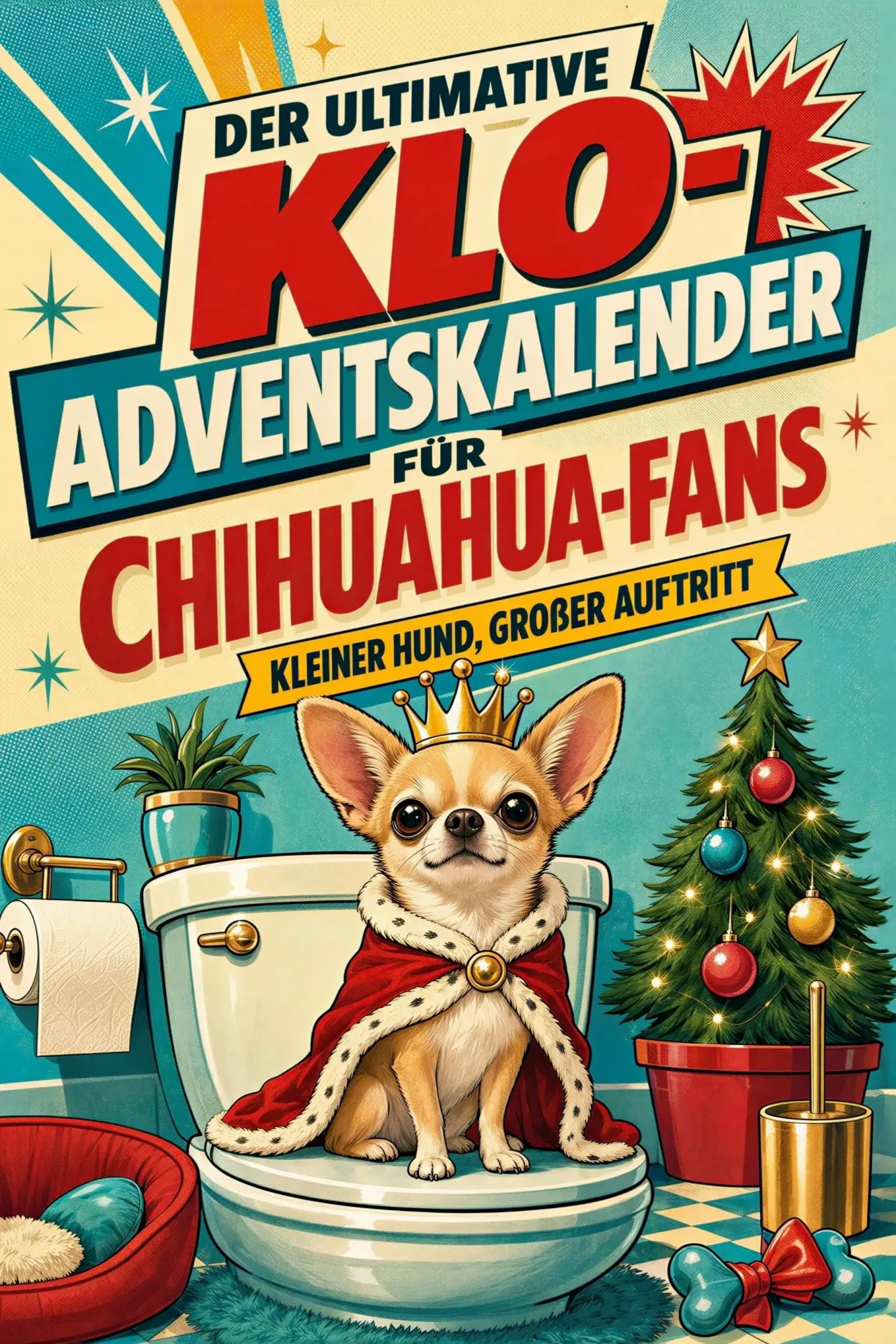 Cover: 9783696112875 | Der ultimative Klo-Adventskalender für Chihuahua-Fans | Paul Lang