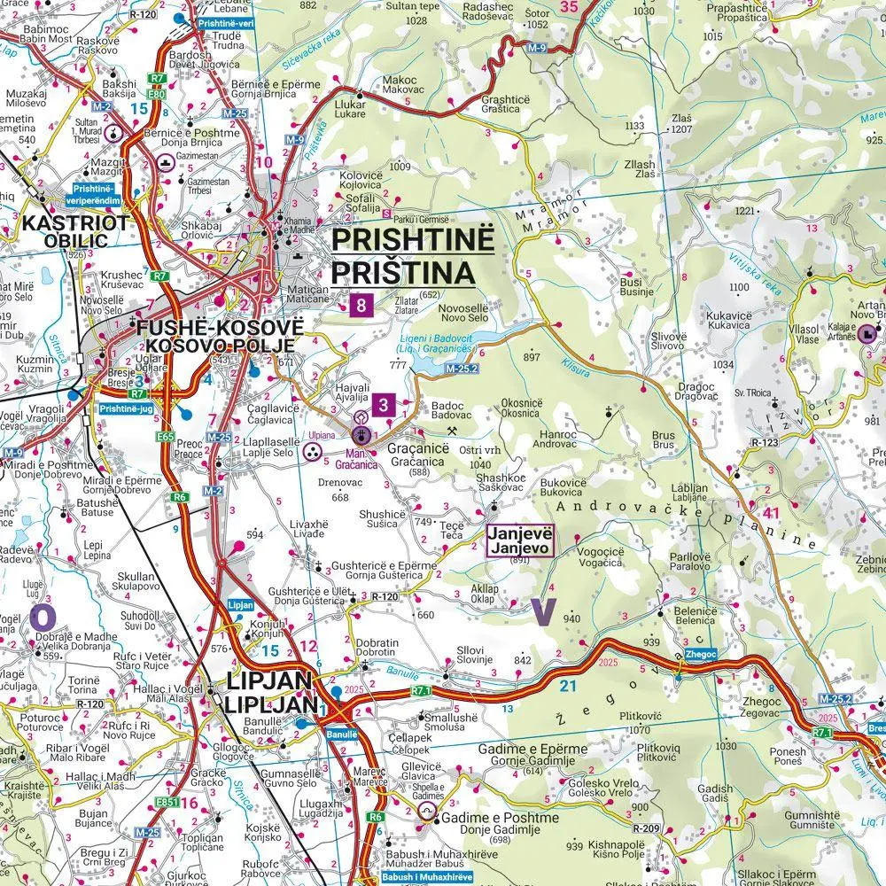 Bild: 9783707922875 | freytag &amp; berndt Straßenkarte Kosovo 1:150.000 | Freytag &amp; Berndt