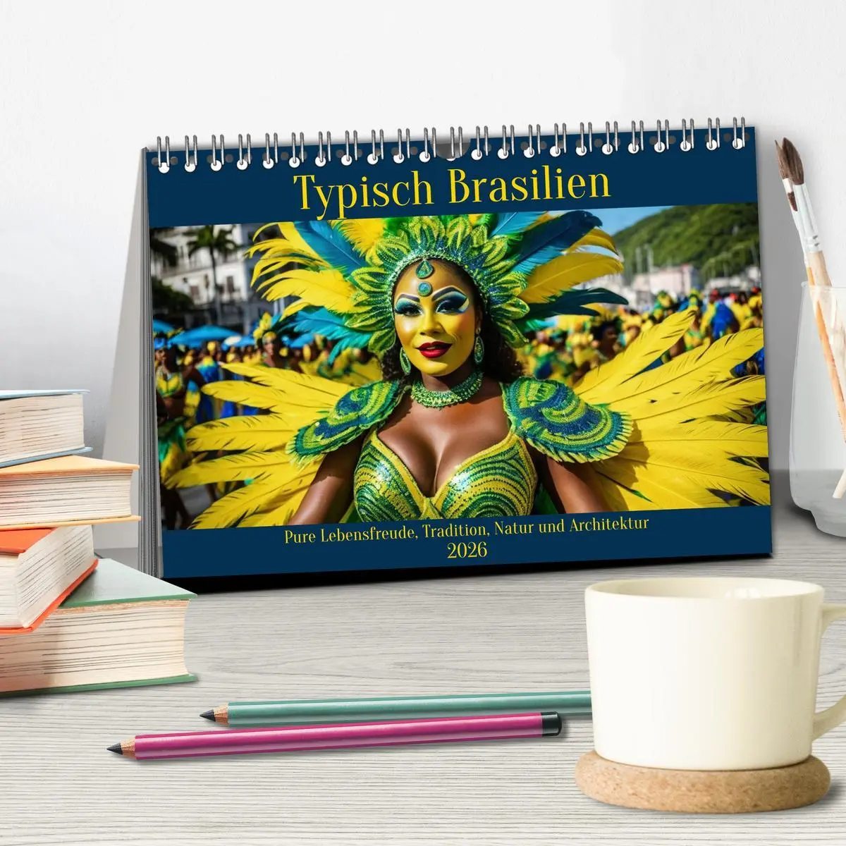 Bild: 9783457372975 | Typisch Brasilien (Tischkalender 2026 DIN A5 quer), CALVENDO...
