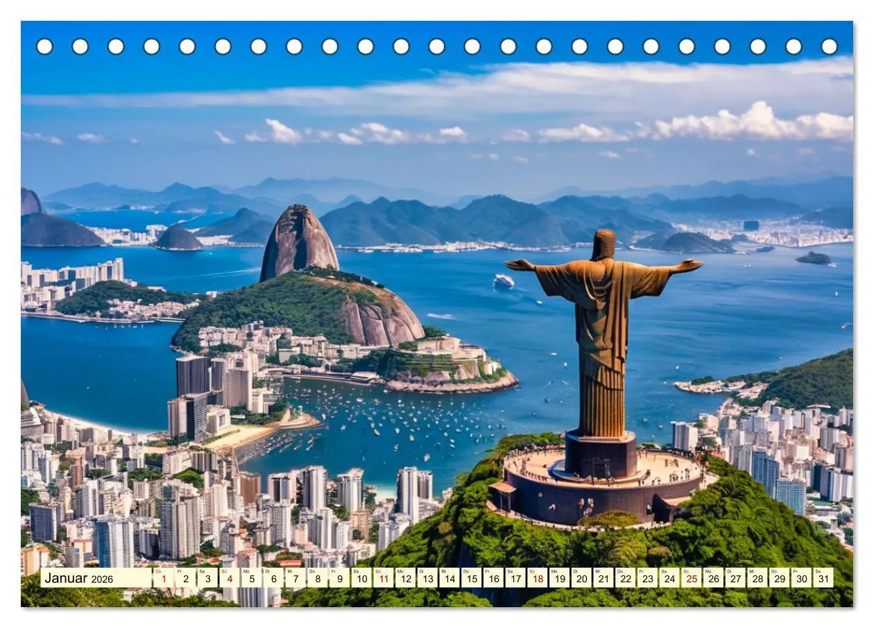 Bild: 9783457372975 | Typisch Brasilien (Tischkalender 2026 DIN A5 quer), CALVENDO...