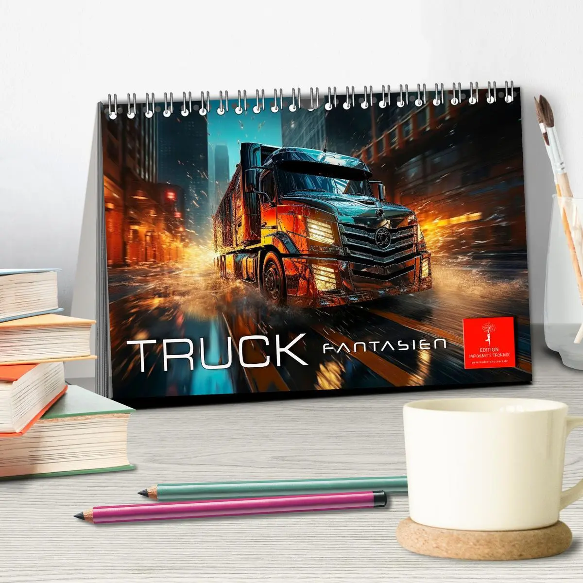 Bild: 9783457512975 | Truck Fantasien (Tischkalender 2026 DIN A5 quer), CALVENDO...