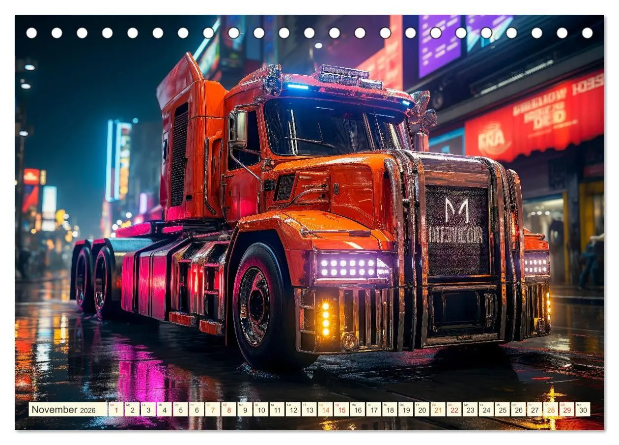 Bild: 9783457512975 | Truck Fantasien (Tischkalender 2026 DIN A5 quer), CALVENDO...