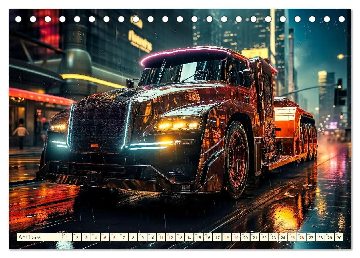 Bild: 9783457512975 | Truck Fantasien (Tischkalender 2026 DIN A5 quer), CALVENDO...