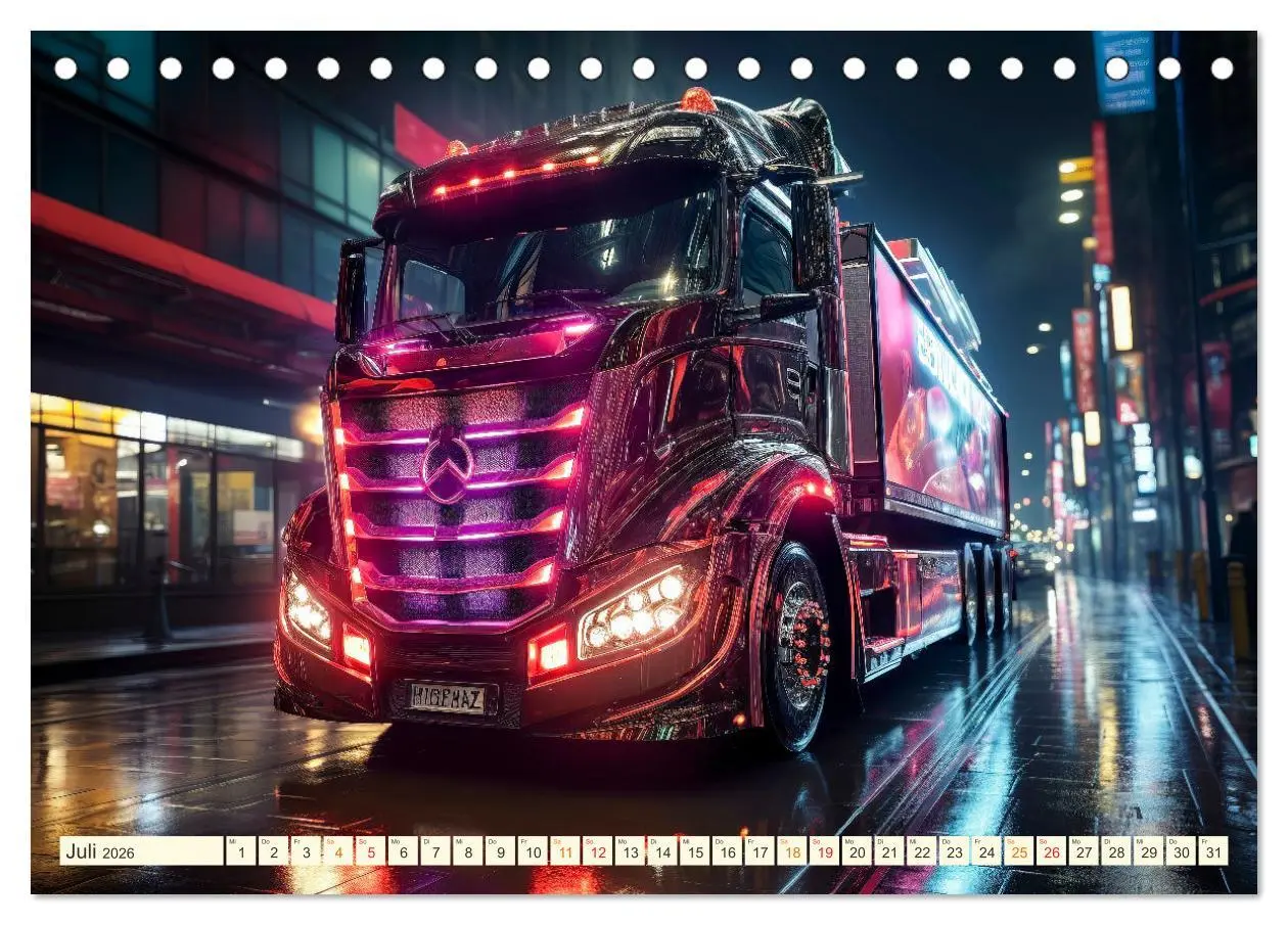 Bild: 9783457512975 | Truck Fantasien (Tischkalender 2026 DIN A5 quer), CALVENDO...