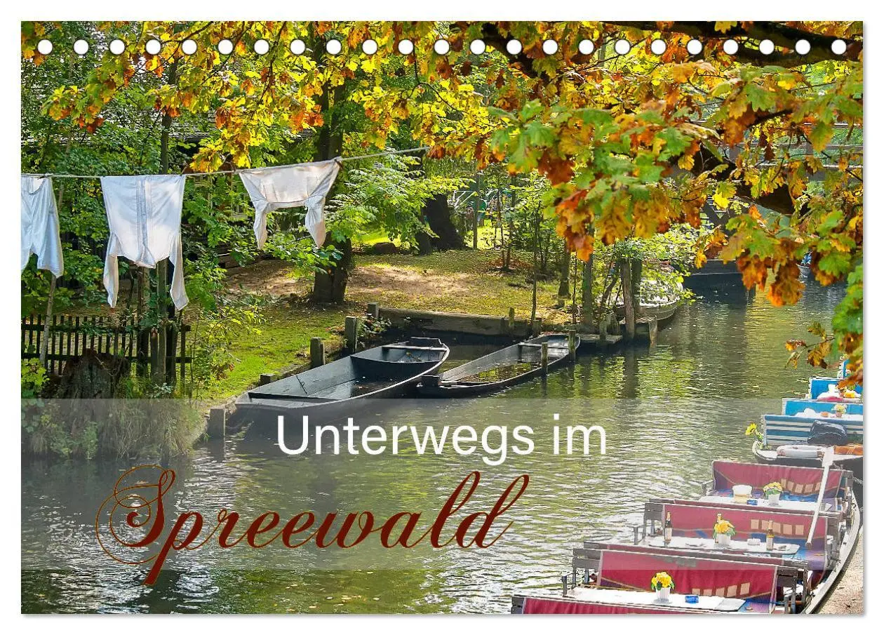 Cover: 9783457682975 | Unterwegs im Spreewald (Tischkalender 2026 DIN A5 quer), CALVENDO...