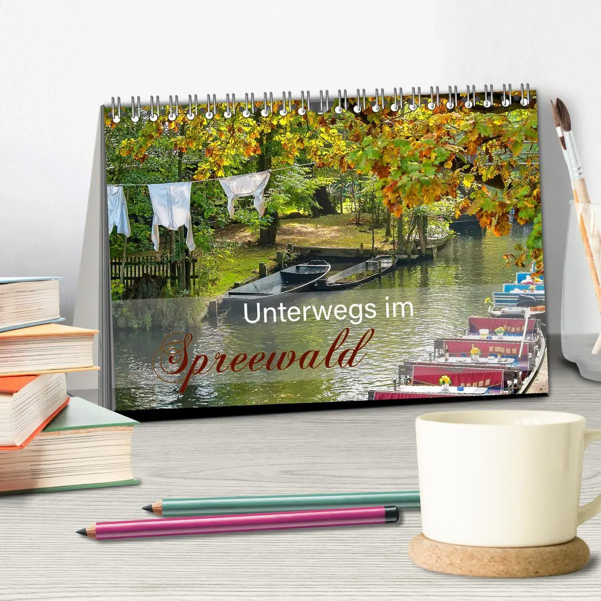 Bild: 9783457682975 | Unterwegs im Spreewald (Tischkalender 2026 DIN A5 quer), CALVENDO...