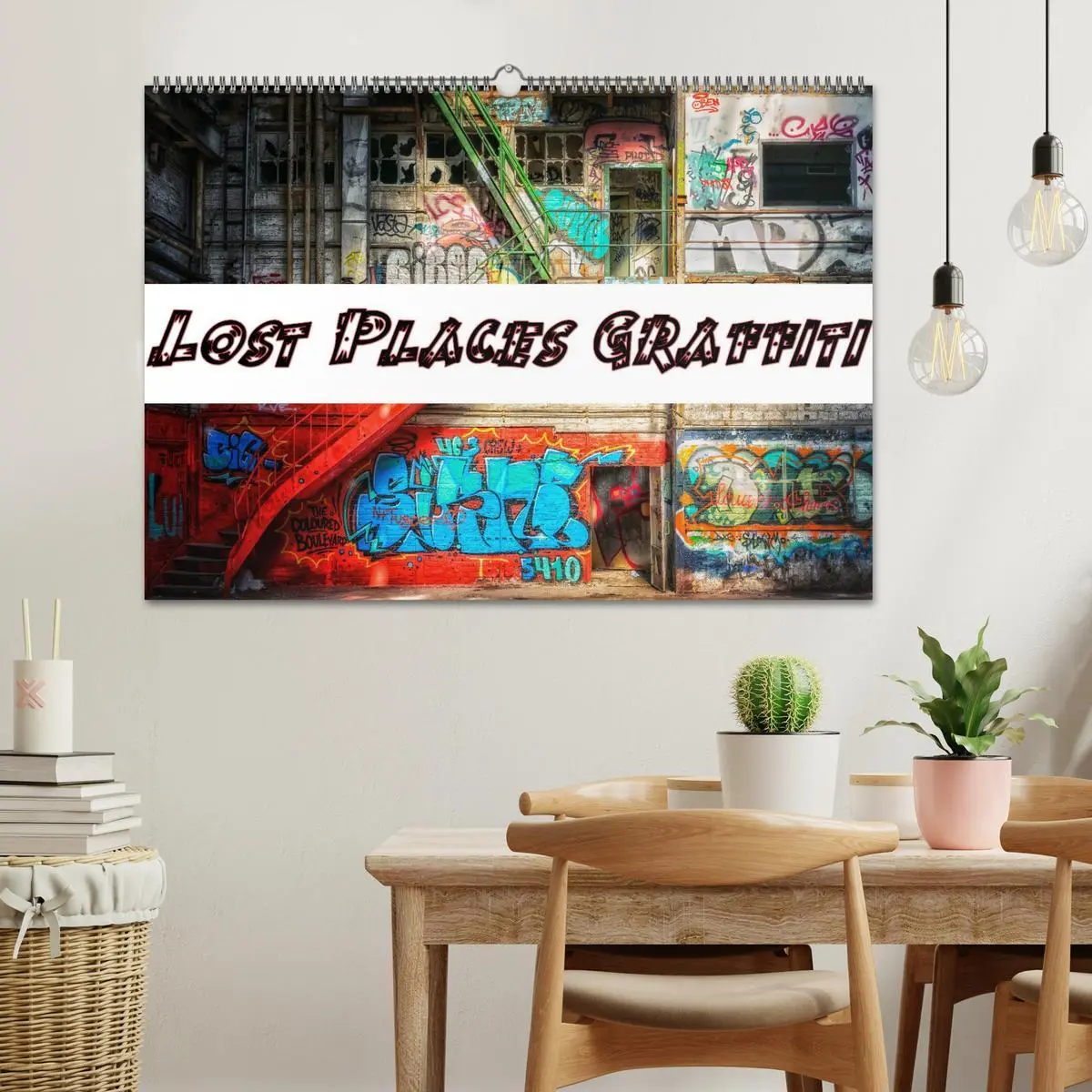 Bild: 9783457822975 | Lost Places Graffiti (Wandkalender 2026 DIN A2 quer), CALVENDO...