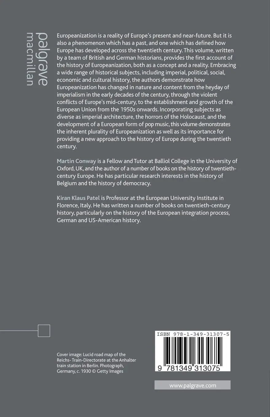 Rückseite: 9781349313075 | Europeanization in the Twentieth Century | Historical Approaches