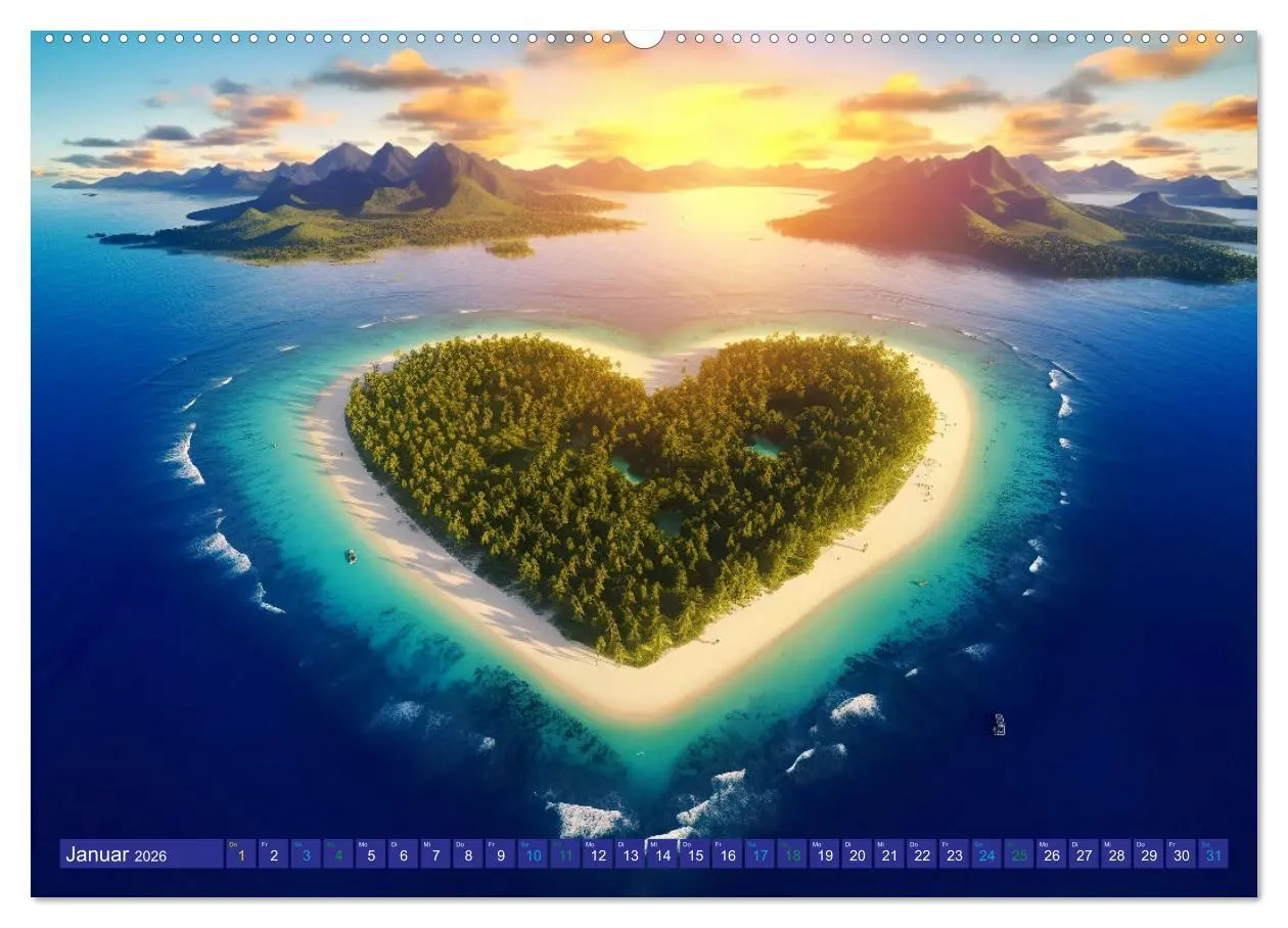 Bild: 9783457403075 | Sehnsucht Strandparadies (hochwertiger Premium Wandkalender 2026...
