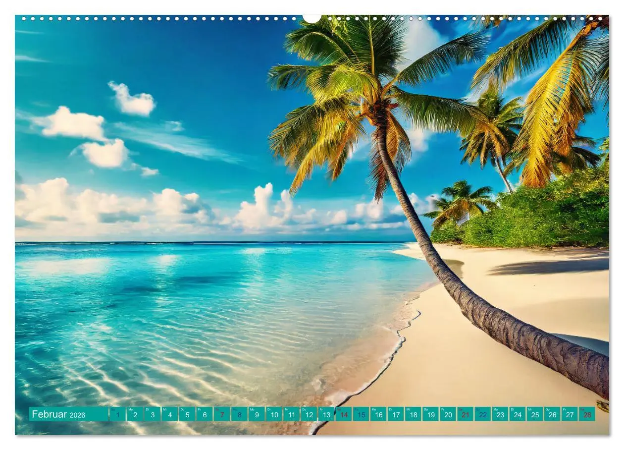 Bild: 9783457403075 | Sehnsucht Strandparadies (hochwertiger Premium Wandkalender 2026...