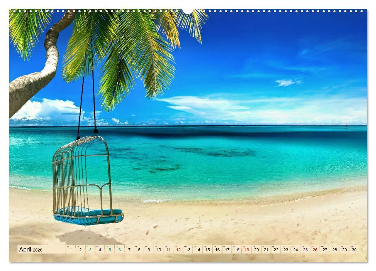 Bild: 9783457403075 | Sehnsucht Strandparadies (hochwertiger Premium Wandkalender 2026...