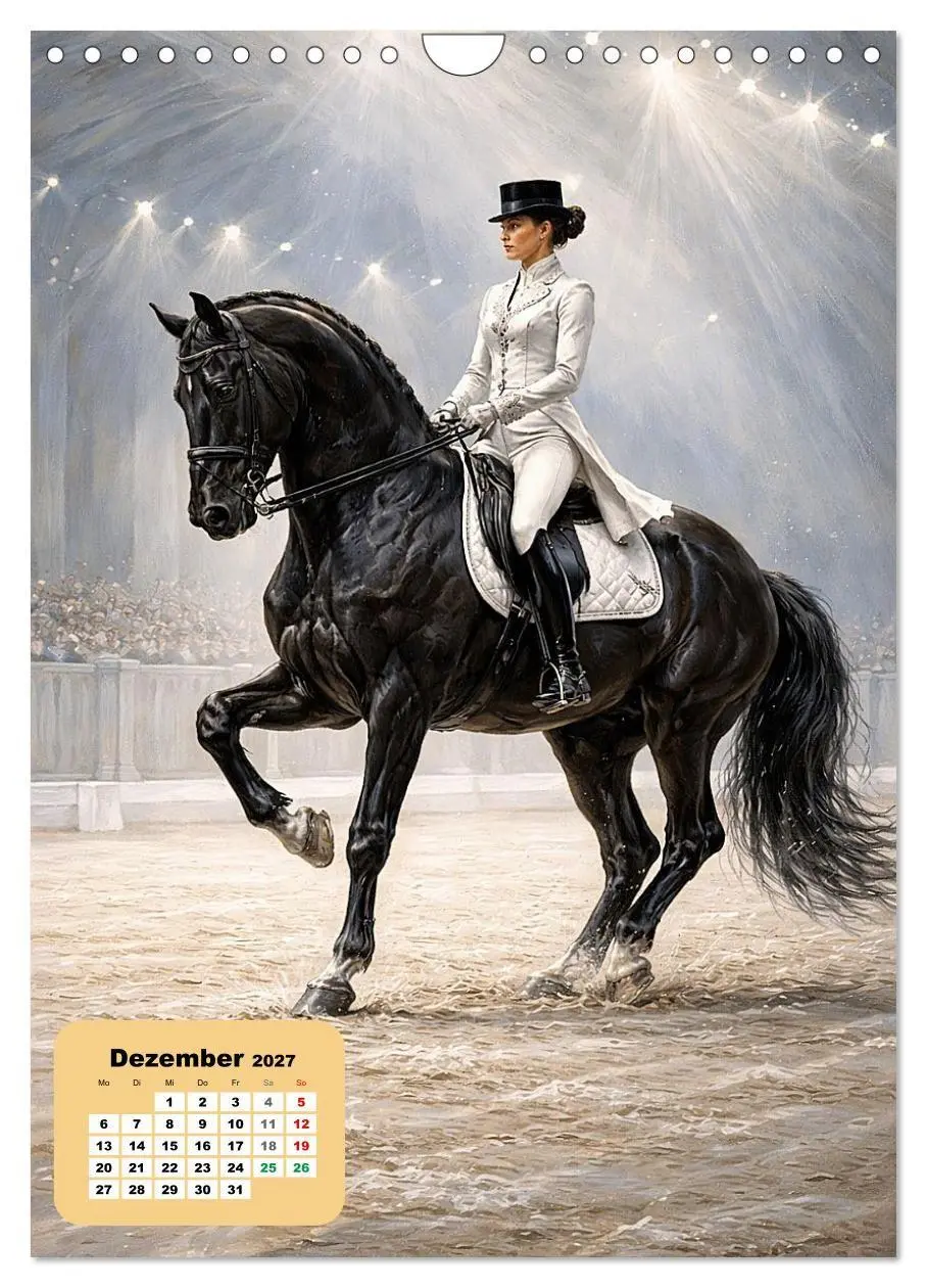 Bild: 9783516803075 | Reiterinnen durch die Jahrhunderte (Wandkalender 2027 DIN A4 hoch),...