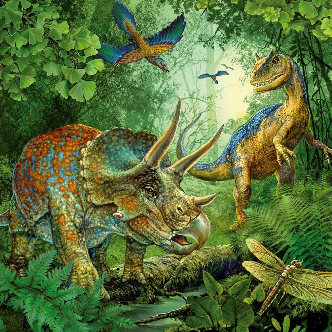 Bild: 4005556093175 | Faszination Dinosaurier. Puzzle 3 X 49 Teile | Silvia Christoph | 2012