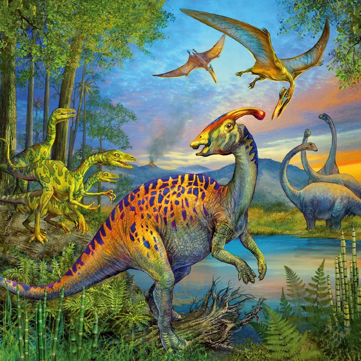 Bild: 4005556093175 | Faszination Dinosaurier. Puzzle 3 X 49 Teile | Silvia Christoph | 2012