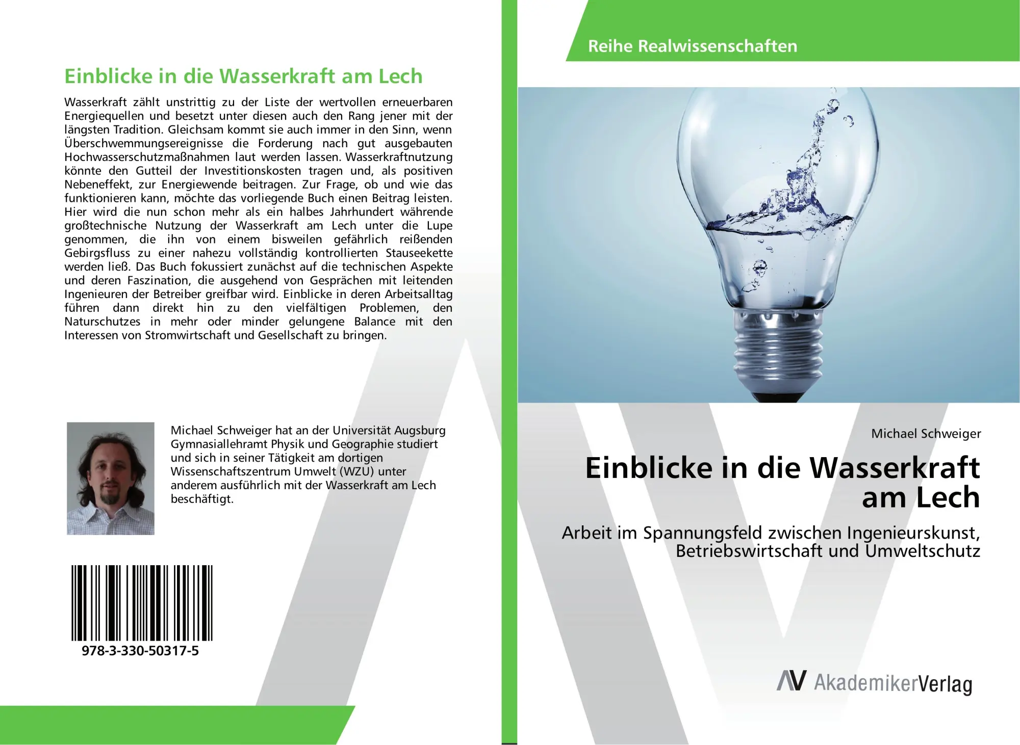 Cover: 9783330503175 | Einblicke in die Wasserkraft am Lech | Michael Schweiger | Taschenbuch