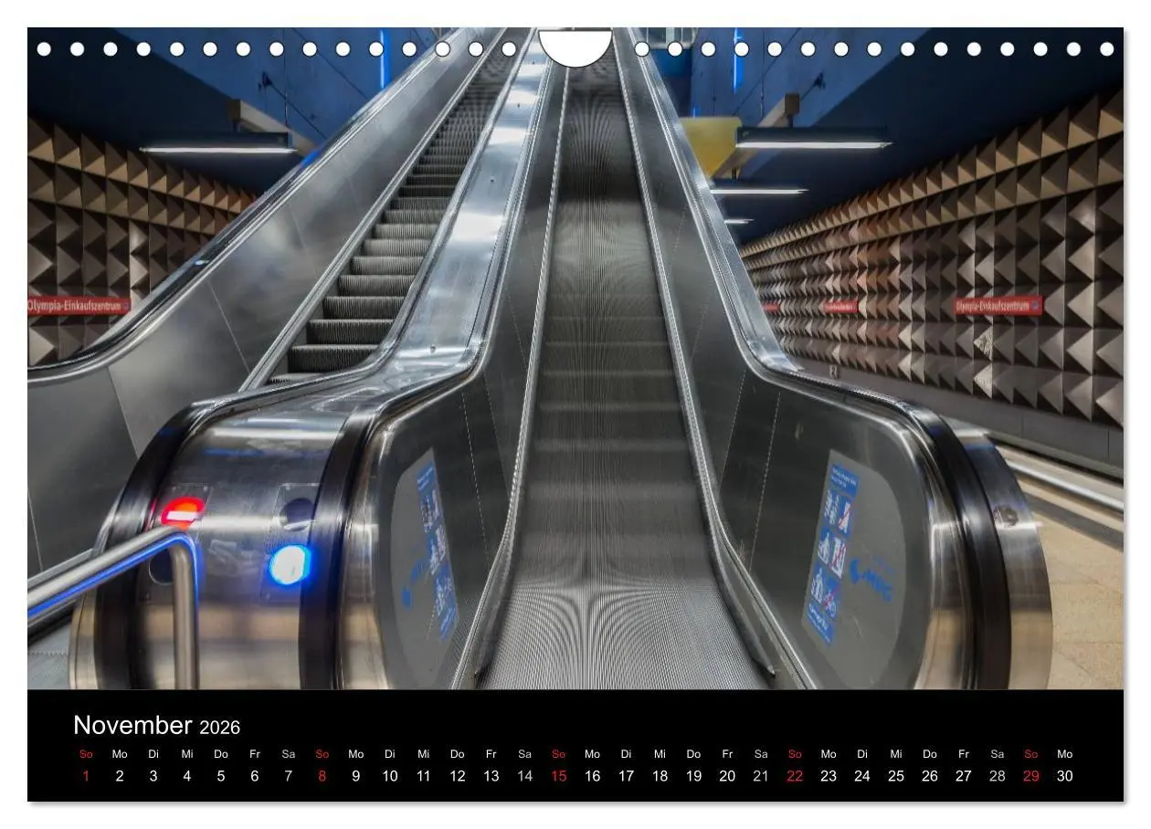 Bild: 9783516103175 | U-Bahn in München (Wandkalender 2026 DIN A4 quer), CALVENDO...