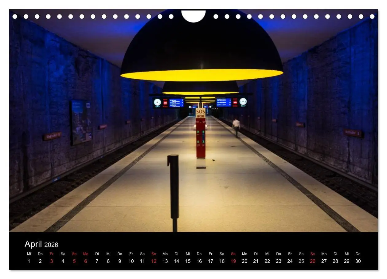 Bild: 9783516103175 | U-Bahn in München (Wandkalender 2026 DIN A4 quer), CALVENDO...