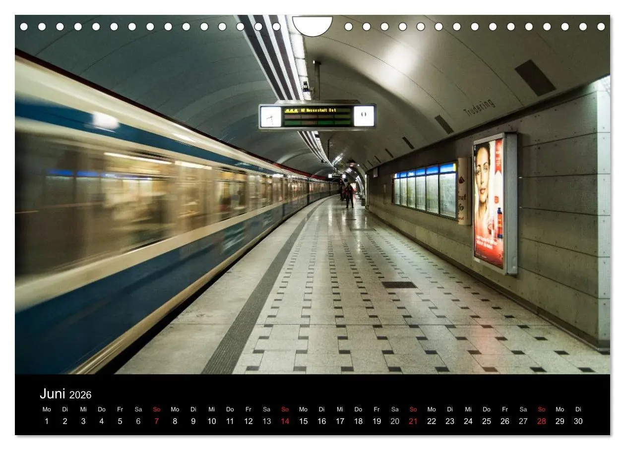 Bild: 9783516103175 | U-Bahn in München (Wandkalender 2026 DIN A4 quer), CALVENDO...