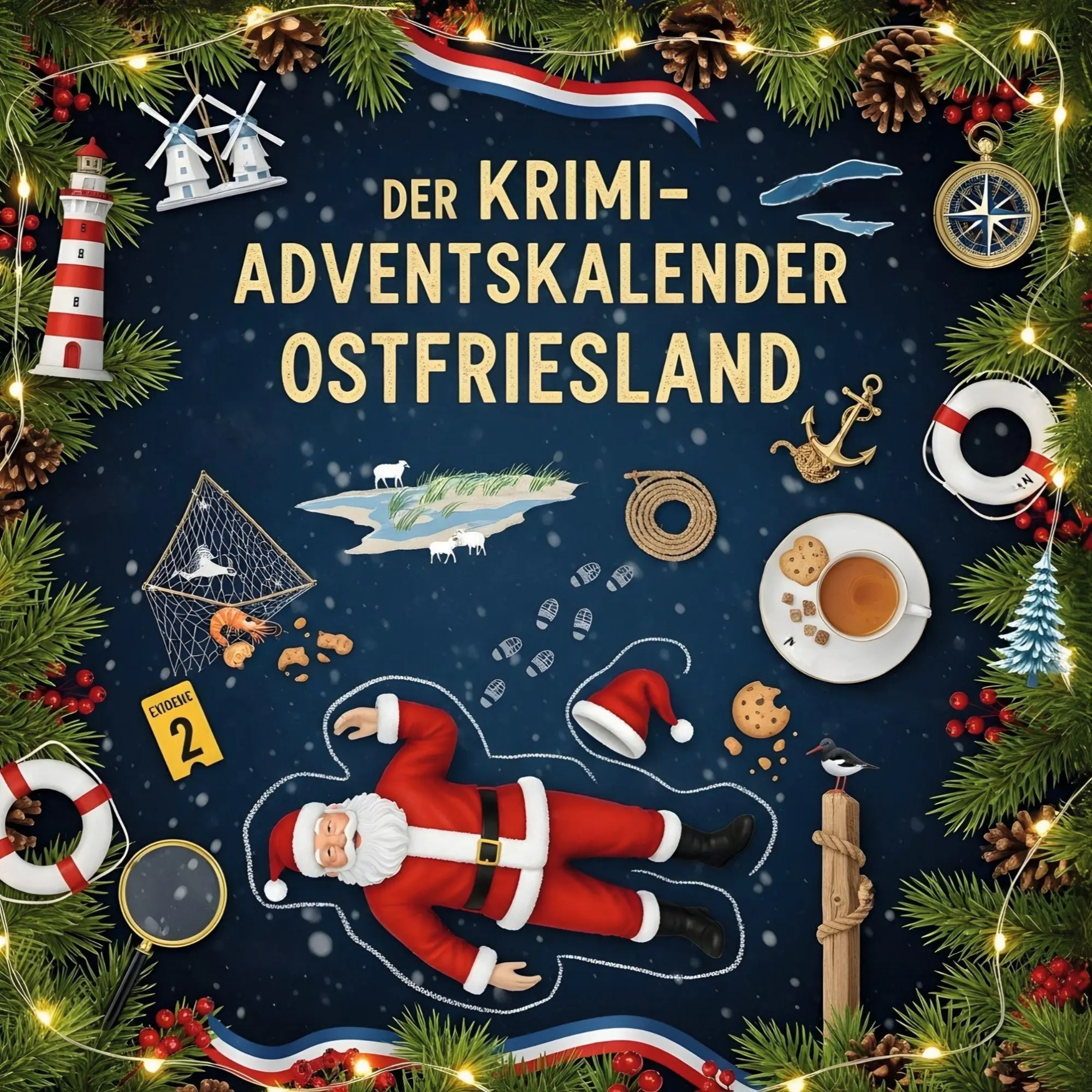 Cover: 9783695303175 | Der Krimi-Adventskalender Ostfriesland | Mordsverdächtig in 24 Akten