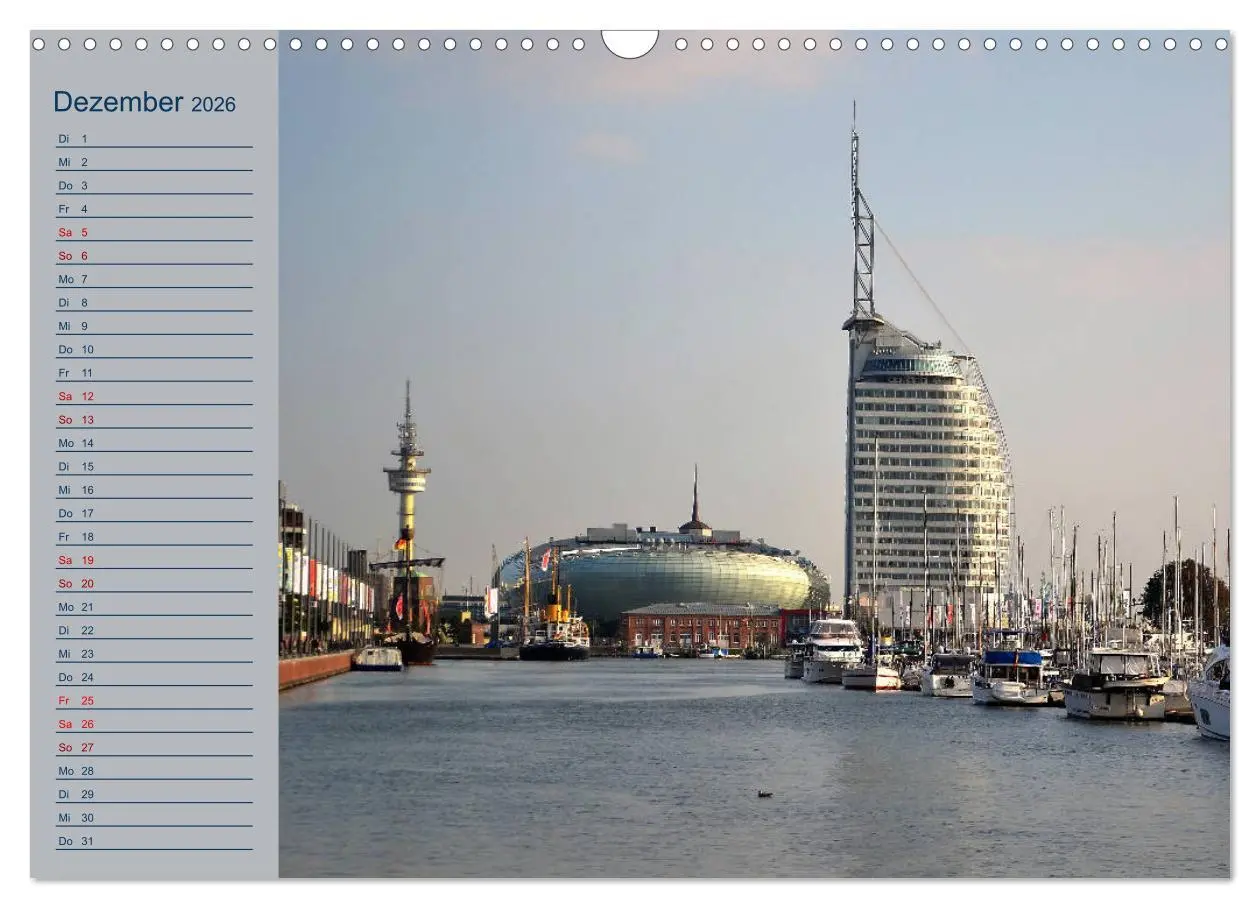 Bild: 9783457863275 | BREMERHAVEN - 2026 (Wandkalender 2026 DIN A3 quer), CALVENDO...