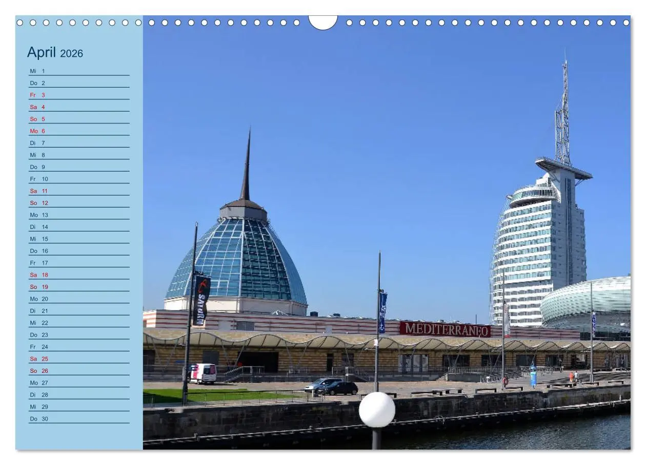 Bild: 9783457863275 | BREMERHAVEN - 2026 (Wandkalender 2026 DIN A3 quer), CALVENDO...