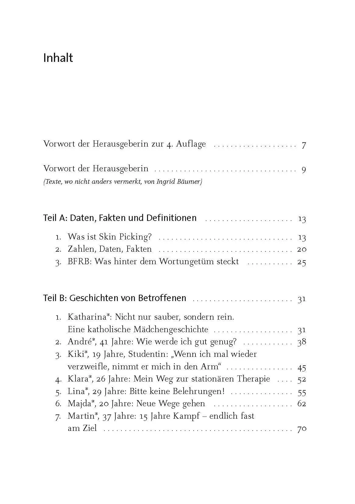 Bild: 9783863213275 | In meiner Haut | Leben mit Skin Picking | Ingrid Bäumer (u. a.) | Buch