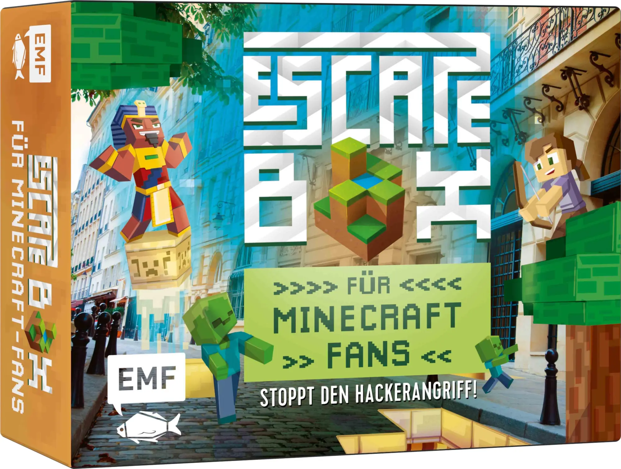 Cover: 4260478343375 | Die Escape-Box für Minecraft-Fans: Stoppt den Hackerangriff! | Spiel
