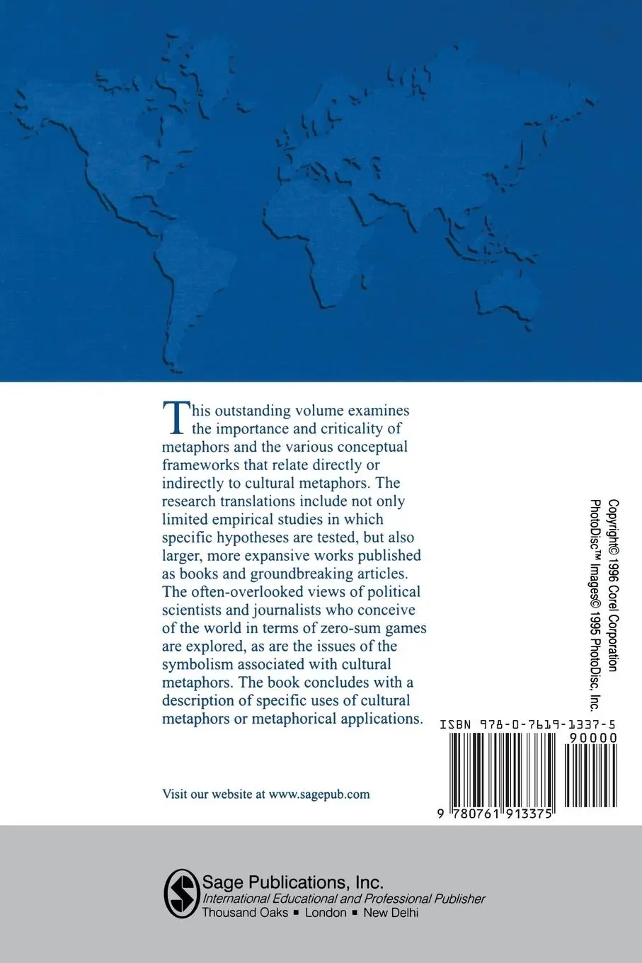 Rückseite: 9780761913375 | Cultural Metaphors | Readings, Research Translations, and Commentary
