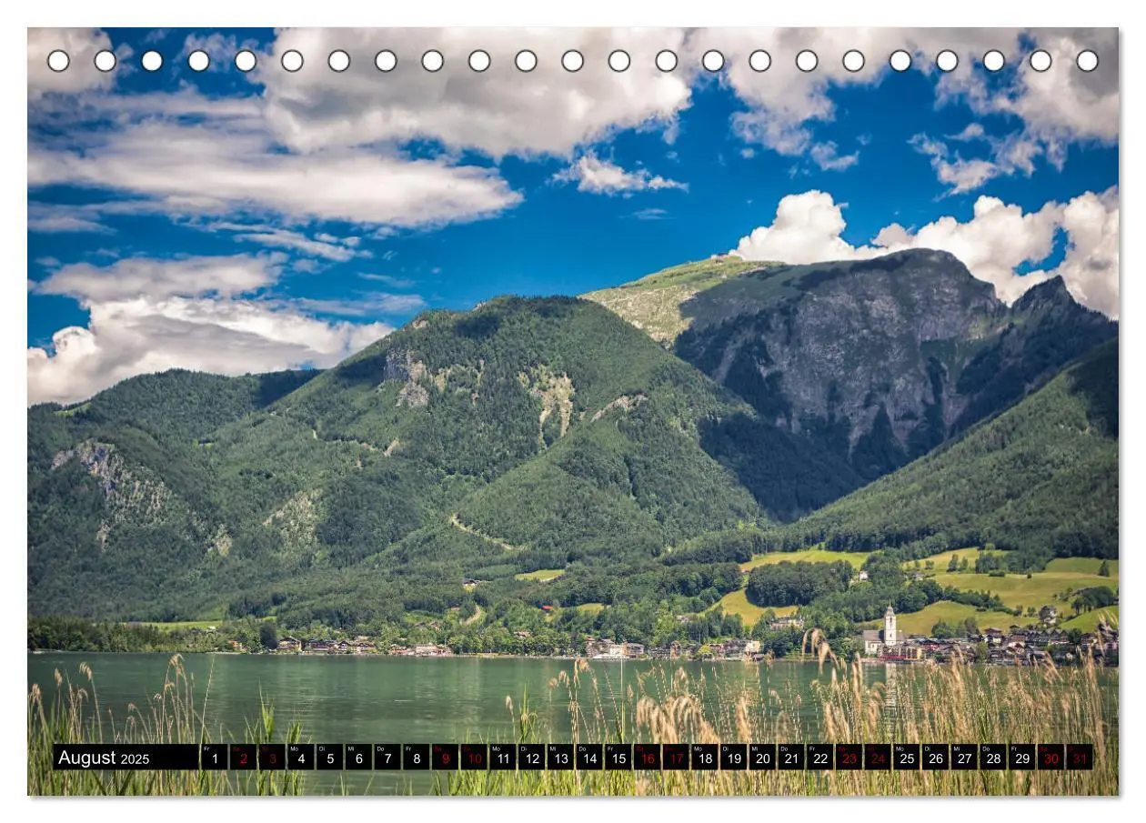Bild: 9783435453375 | Seen - Berge - Salzkammergut (Tischkalender 2025 DIN A5 quer),...