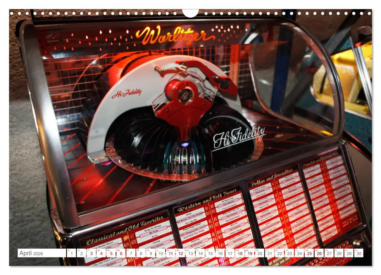 Bild: 9783457853375 | Wurlitzer und Co. (Wandkalender 2026 DIN A3 quer), CALVENDO...