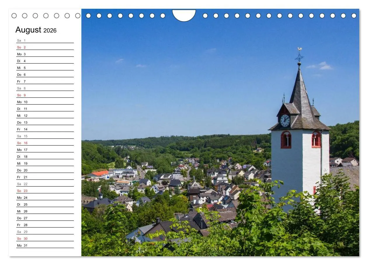 Bild: 9783516013375 | Der Westerwald (Wandkalender 2026 DIN A4 quer), CALVENDO...