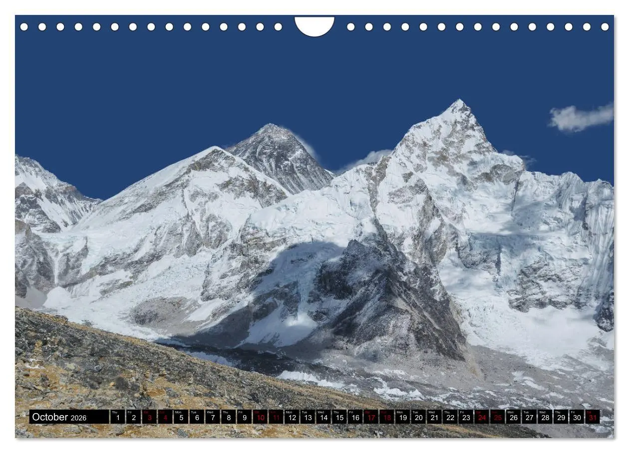 Bild: 9783516563375 | The Nepal Himalaya (Wall Calendar 2026 DIN A4 landscape), CALVENDO...