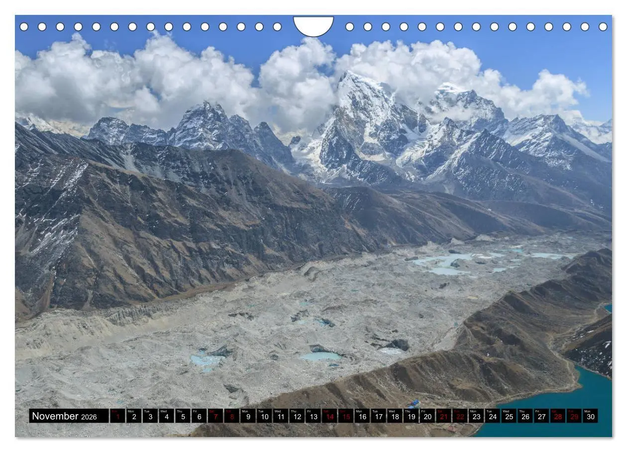 Bild: 9783516563375 | The Nepal Himalaya (Wall Calendar 2026 DIN A4 landscape), CALVENDO...