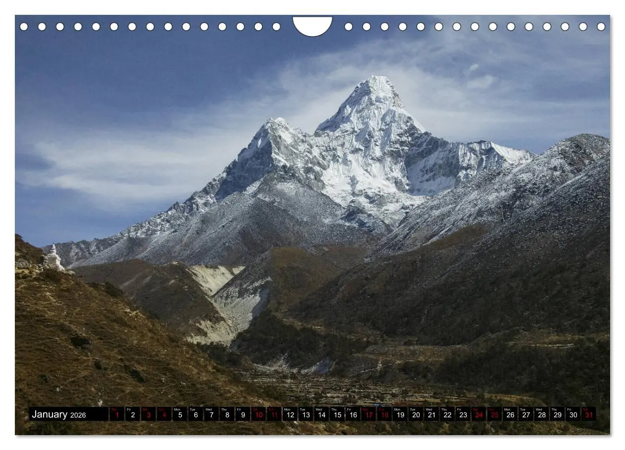 Bild: 9783516563375 | The Nepal Himalaya (Wall Calendar 2026 DIN A4 landscape), CALVENDO...