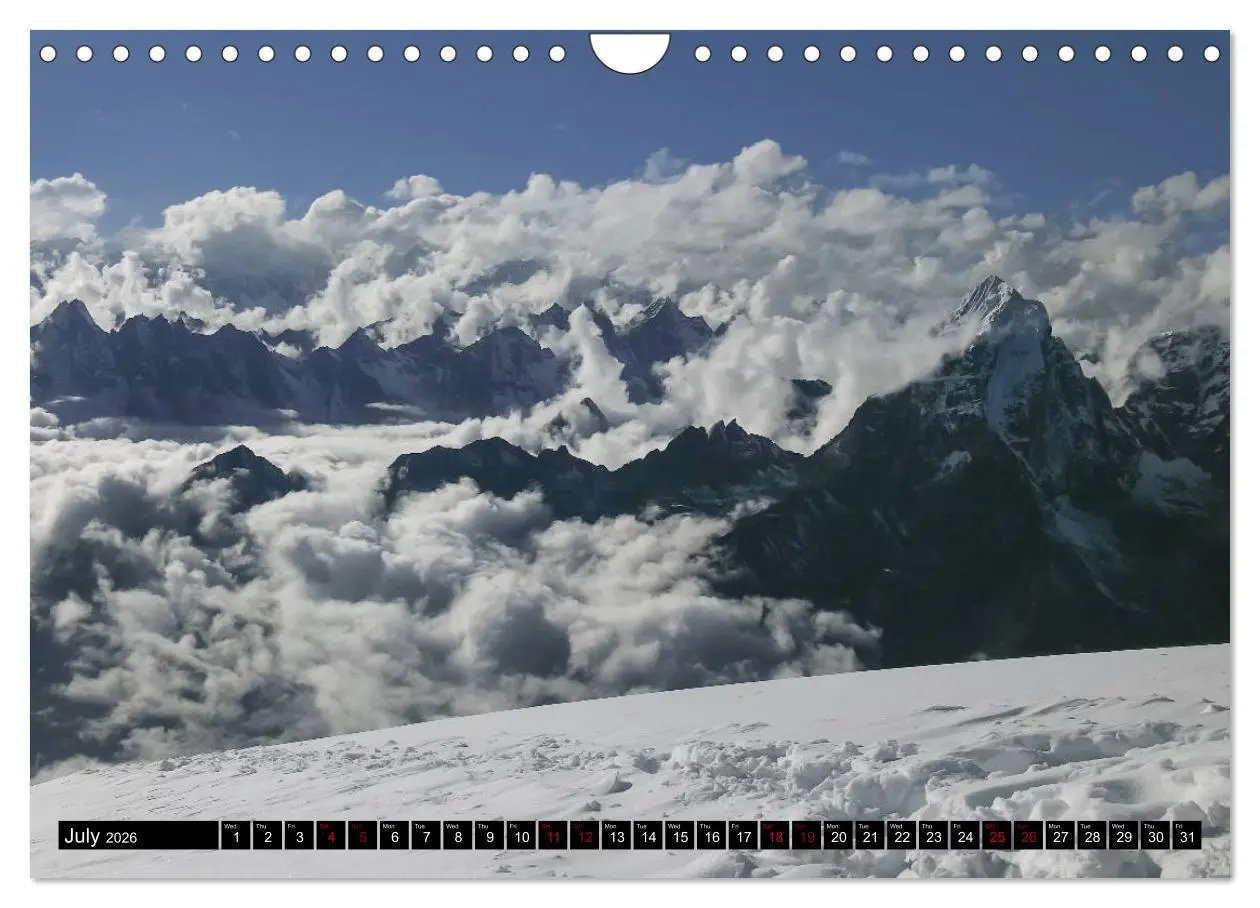 Bild: 9783516563375 | The Nepal Himalaya (Wall Calendar 2026 DIN A4 landscape), CALVENDO...