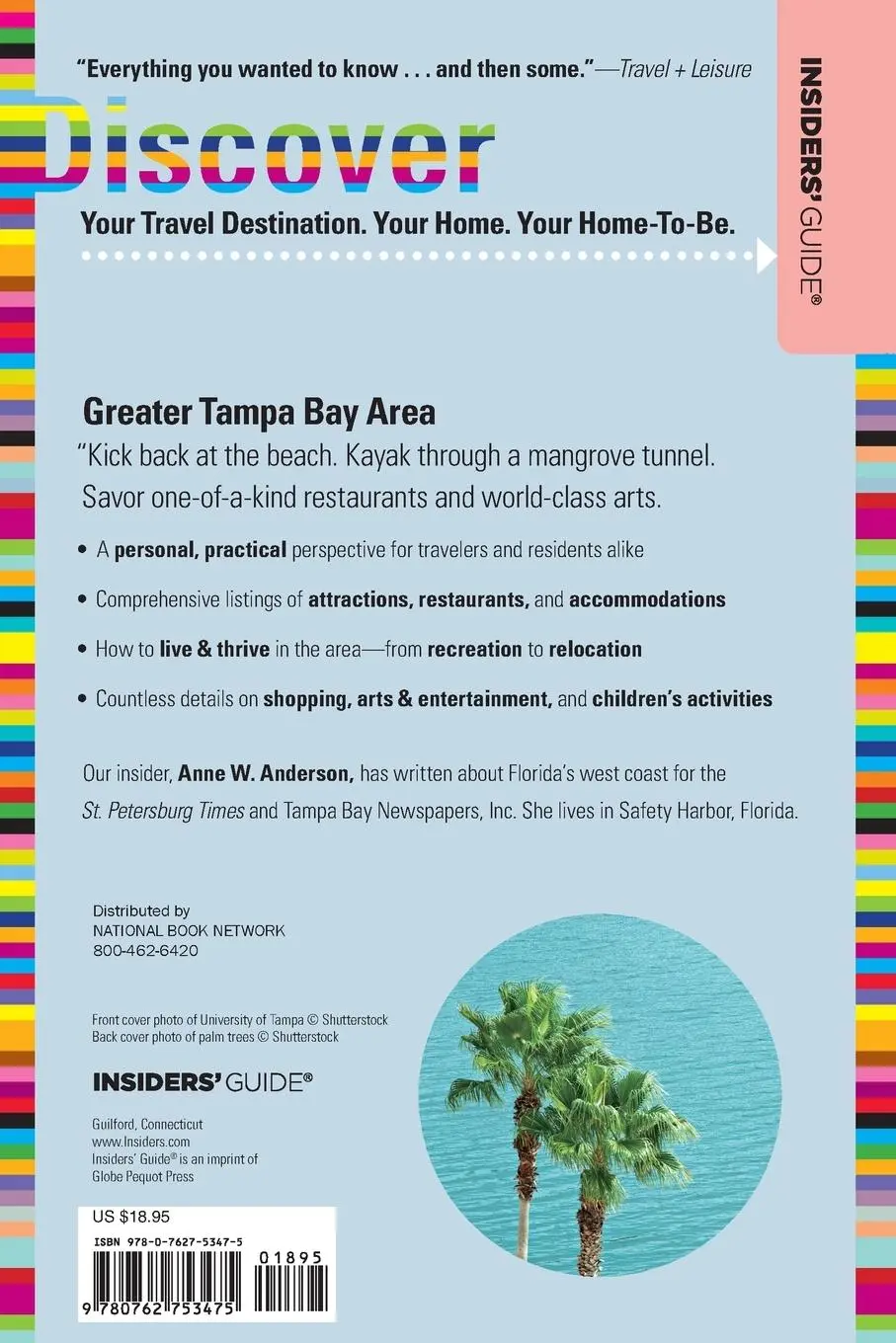 Rückseite: 9780762753475 | Insiders' Guide® to the Greater Tampa Bay Area | Anne Anderson | Buch