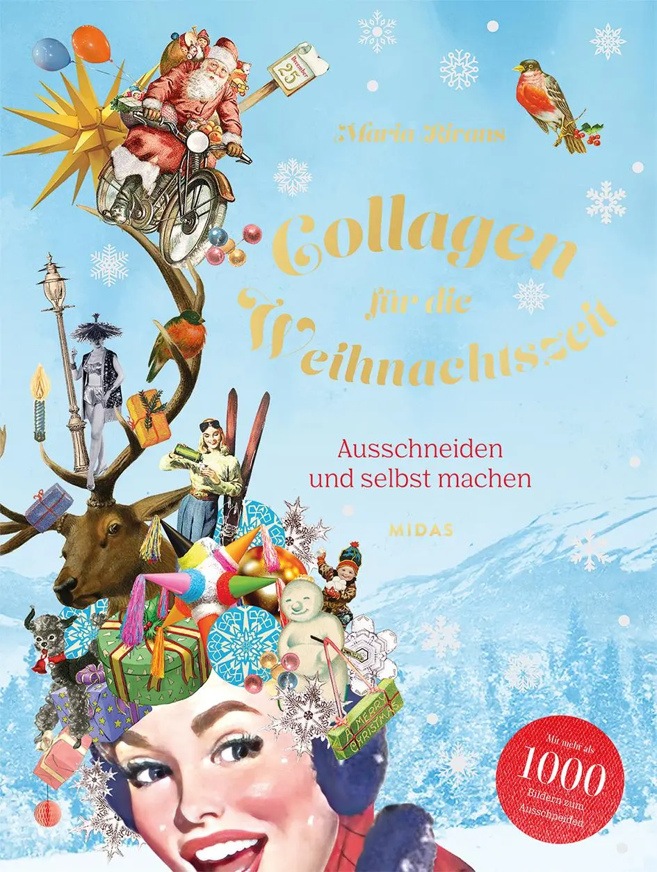Cover: 9783038763475 | Collagen für die Weihnachtszeit | Ausschneiden und selbst machen