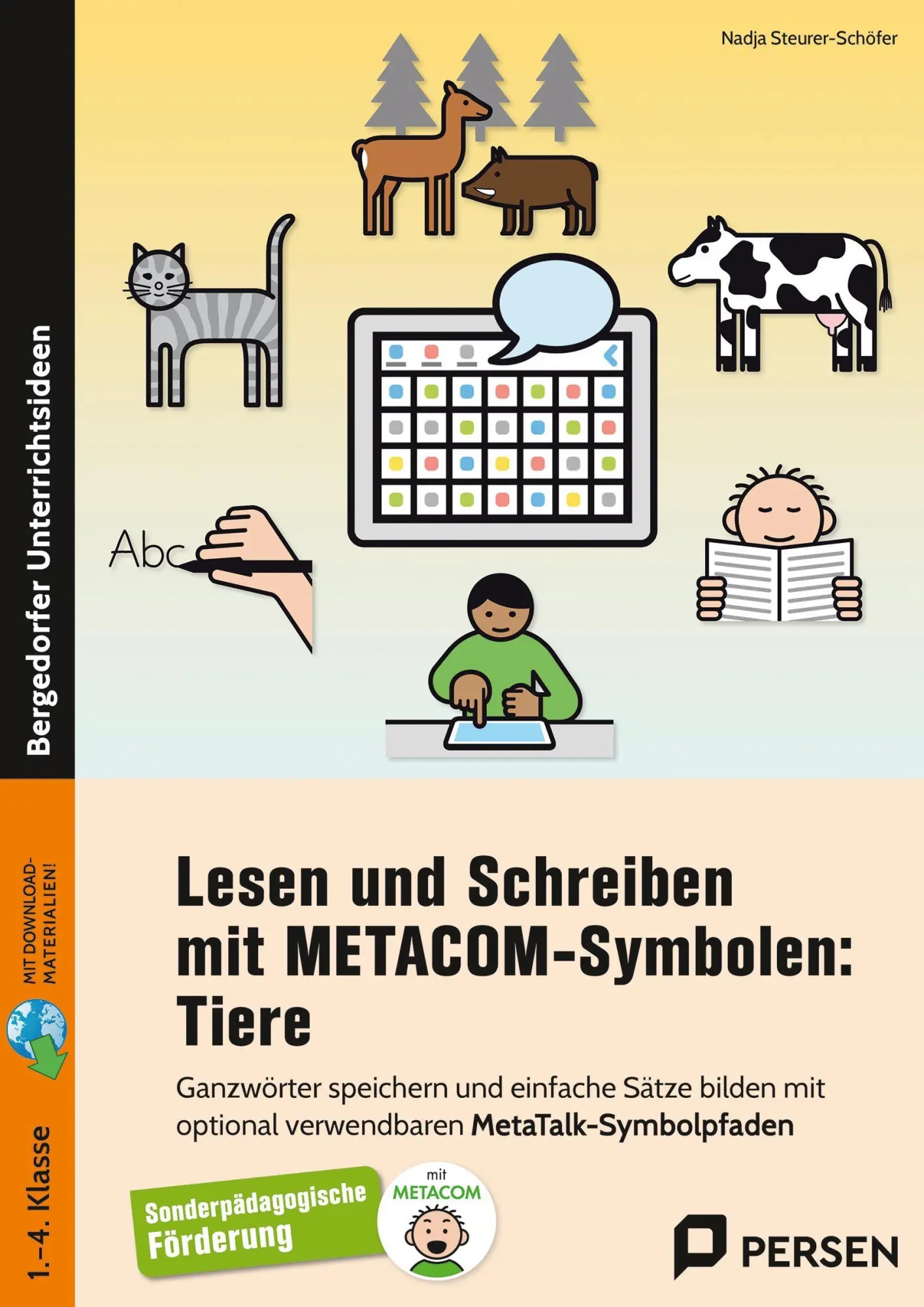 Cover: 9783403213475 | Lesen und Schreiben mit METACOM-Symbolen: Tiere | Steurer-Schöfer