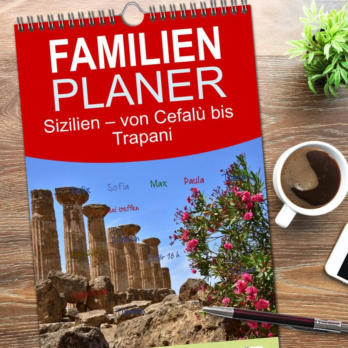Bild: 9783516623475 | Familienplaner 2026 - Sizilien - von Cefalù bis Trapani mit 5...