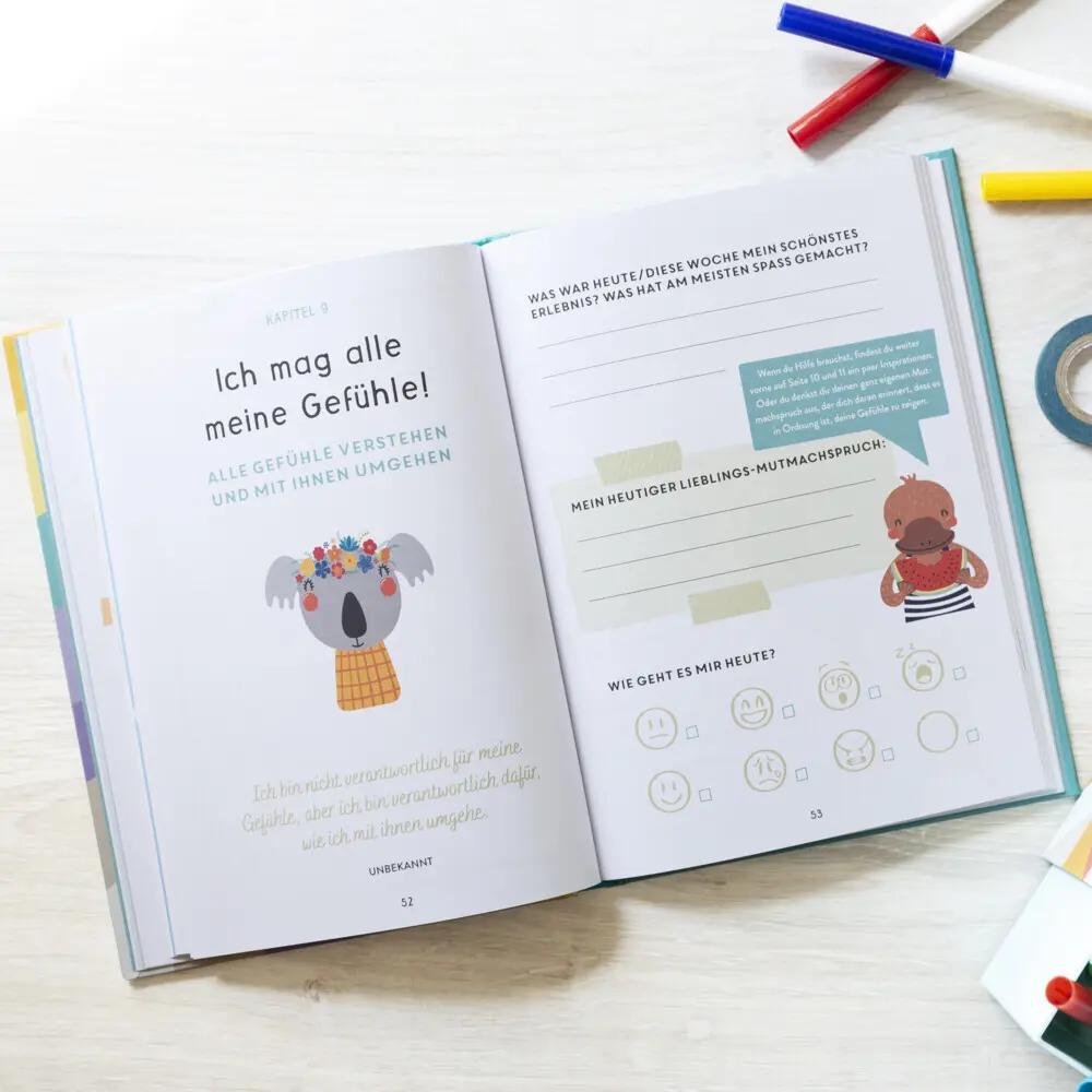 Bild: 4260308343575 | Fröhliche Weltentdecker | Ein Glückstagebuch für Kinder | Verlag