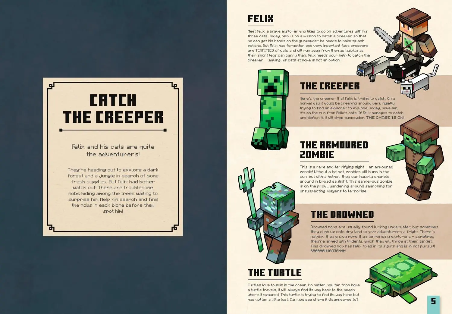 Bild: 9780755503575 | MNCRFT CATCH CREEPER &amp; PB | A Search and Find Adventure | Mojang AB