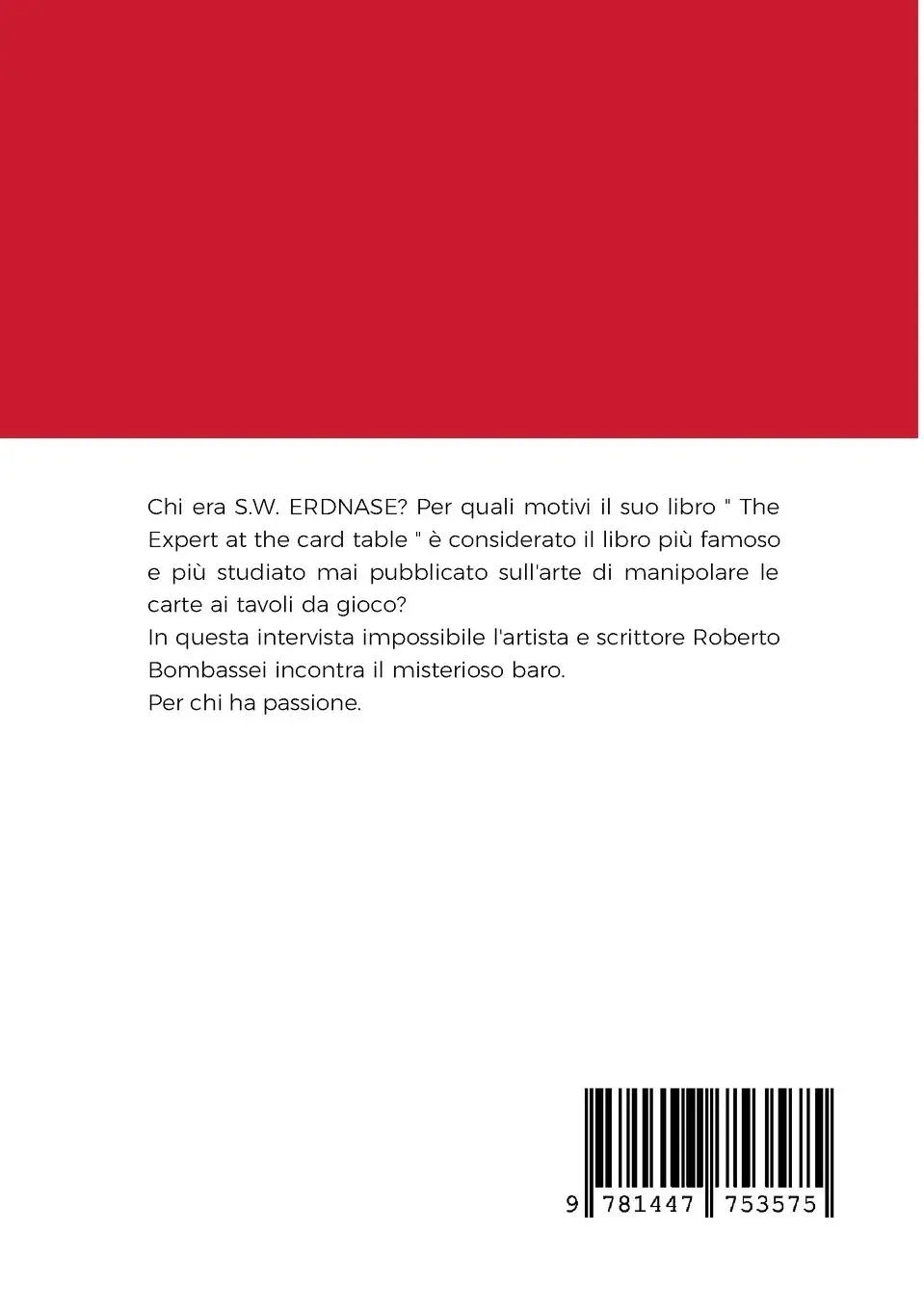 Rückseite: 9781447753575 | S.W.ERDNASE - IL MISTERIOSO BARO | Roberto Bombassei | Taschenbuch
