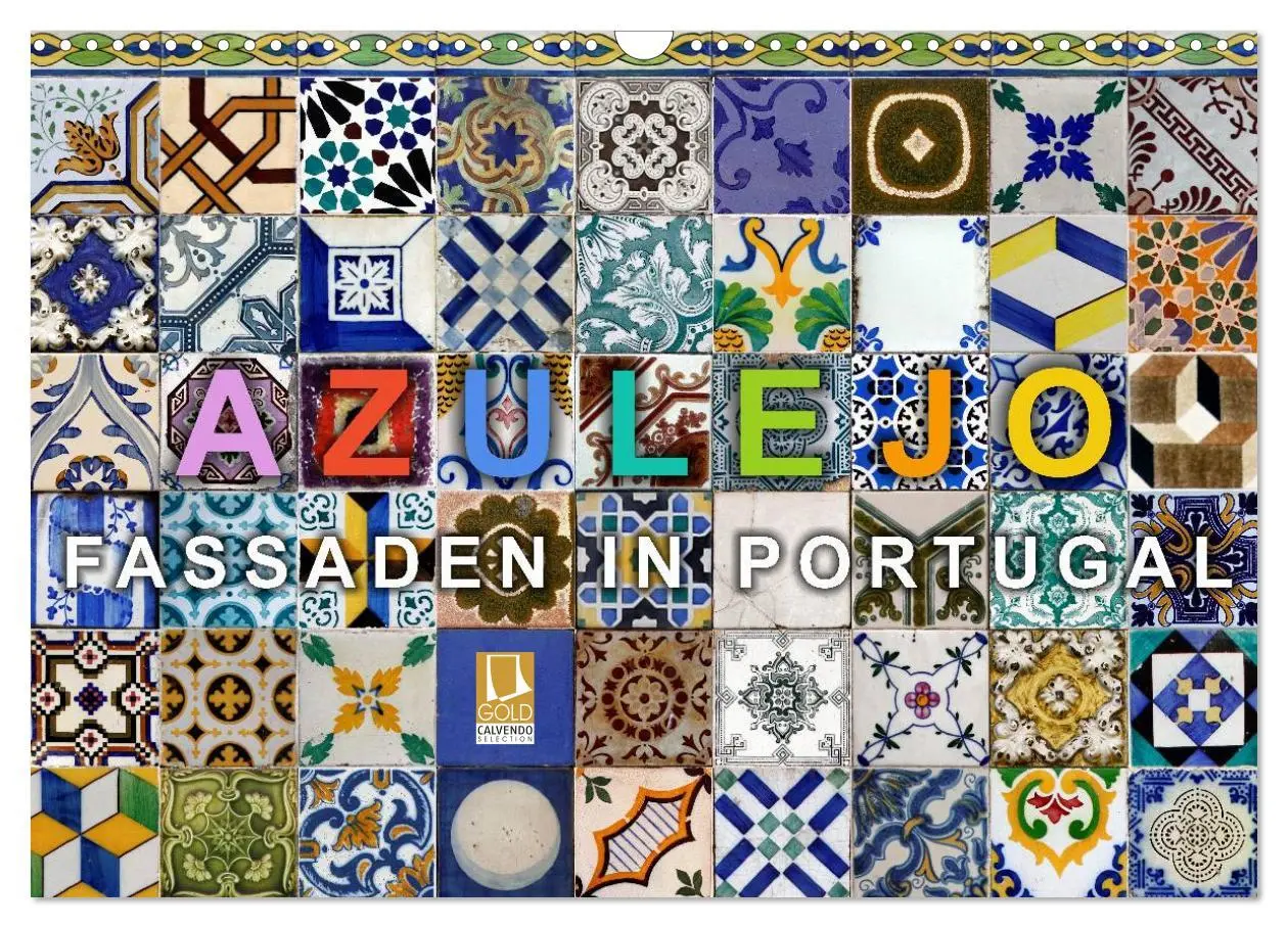 Cover: 9783516163575 | Azulejo-Fassaden in Portugal (Wandkalender 2026 DIN A3 quer),...