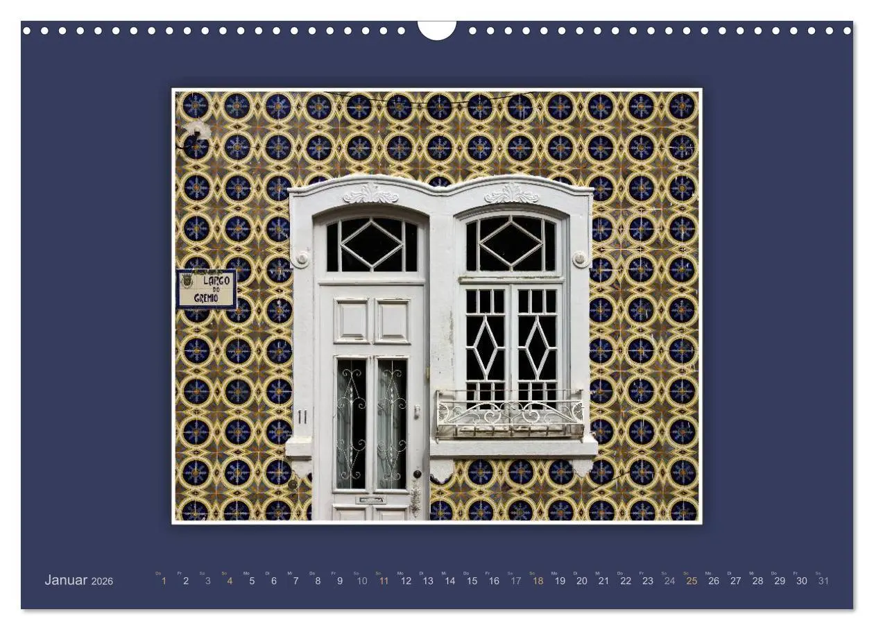 Bild: 9783516163575 | Azulejo-Fassaden in Portugal (Wandkalender 2026 DIN A3 quer),...